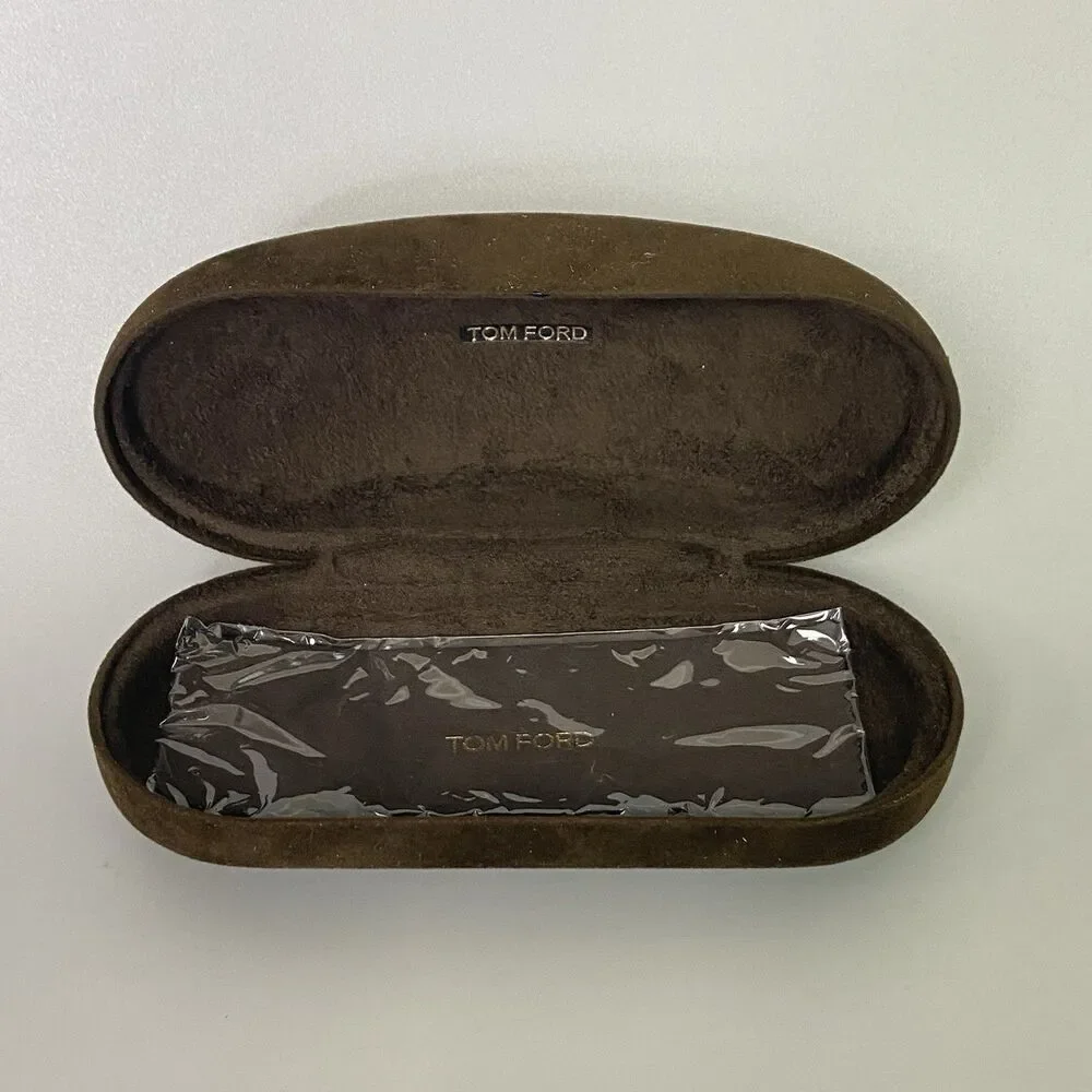 Tom Ford TF5542-B 056 Havana Tortoise Eyeglasses Frames 50-22 Italy w/ Case